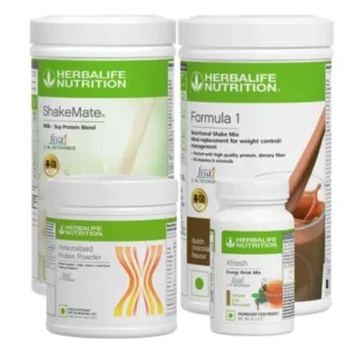 Formula 1 Chocolate Nutritional Shake, Shakemate, 200g Protein Powder, and Afresh Wellness Pack