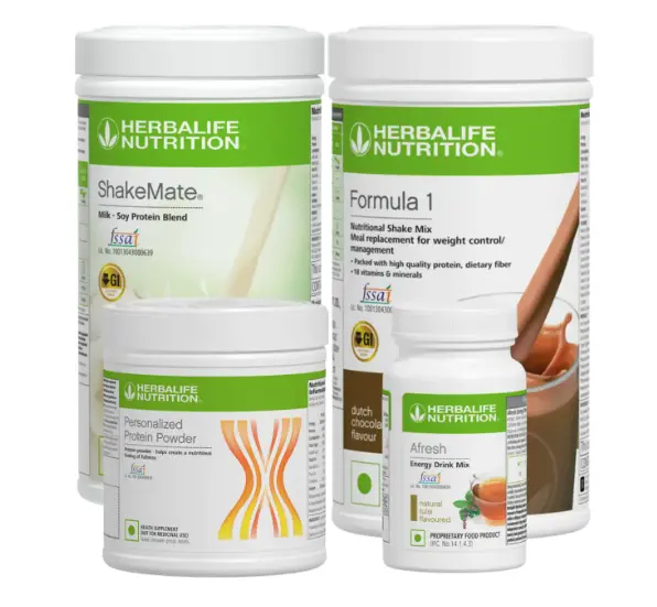 Formula 1 Chocolate Nutritional Shake, Shakemate, 200g Protein Powder, and Afresh Wellness Pack