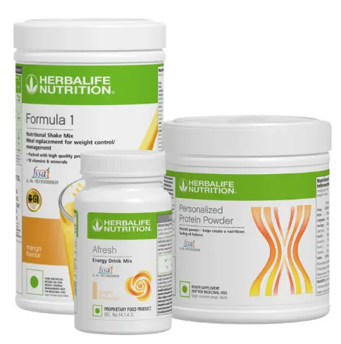Formula 1 Mango 500g with Personalized Protein Powder 200g and Afresh Lemon 50g Pack of 3