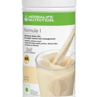 Formula 1 Nutritional Shake Mix Vanilla – 500g A delicious vanilla-flavoured meal replacement shake designed to provide balanced nutrition for an active and healthy lifestyle. Enriched with high-quality protein, dietary fiber, essential vitamins, and minerals, this shake helps support weight management, energy levels, and overall daily wellness. Benefits Supports healthy weight management Provides balanced daily nutrition Improves metabolism and digestion Helps keep you full and energized Supports muscle strength Usage Mix 2 scoops with 250 ml water or low-fat milk. Consume once or twice daily. Disclaimer This product is not intended to diagnose, treat, cure, or prevent any disease. Results may vary.