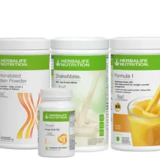 Herbalife Mango Protein 400g + ShakeMate + Lemon Afresh Nutrition Combo Boost your daily nutrition with this all-in-one Herbalife combo, designed to support protein intake, enhance your shakes, and keep you refreshed throughout the day. Perfect for active lifestyles and balanced nutrition plans. ✅ What’s Included: Herbalife Personalized Protein Powder (400g, Mango) High-quality protein supplement to support muscle maintenance and daily protein needs. Herbalife ShakeMate Adds smoothness, creaminess, and extra protein to your Formula 1 shakes. Herbalife Afresh Energy Drink Mix (Lemon, 50g) Light, refreshing herbal drink with natural caffeine and antioxidants for hydration and energy. ⭐ Key Benefits: Supports daily protein intake and muscle health Makes shakes richer, smoother, and more enjoyable Provides a refreshing lemon drink for hydration and energy Easy to prepare, ideal for busy routines ⚡ How to Use: Protein Powder: Add 1–2 scoops to Formula 1 Shake, smoothie, or meals for extra protein. ShakeMate: Mix with Formula 1 Shake for enhanced texture and creaminess. Lemon Afresh Drink: Mix ½ tsp (1g) with 200ml hot or cold water, stir, and enjoy. ✅ Why Choose This Herbalife Combo? An ideal solution for those seeking balanced nutrition, improved shake experience, and a refreshing energy boost—all in one convenient pack.